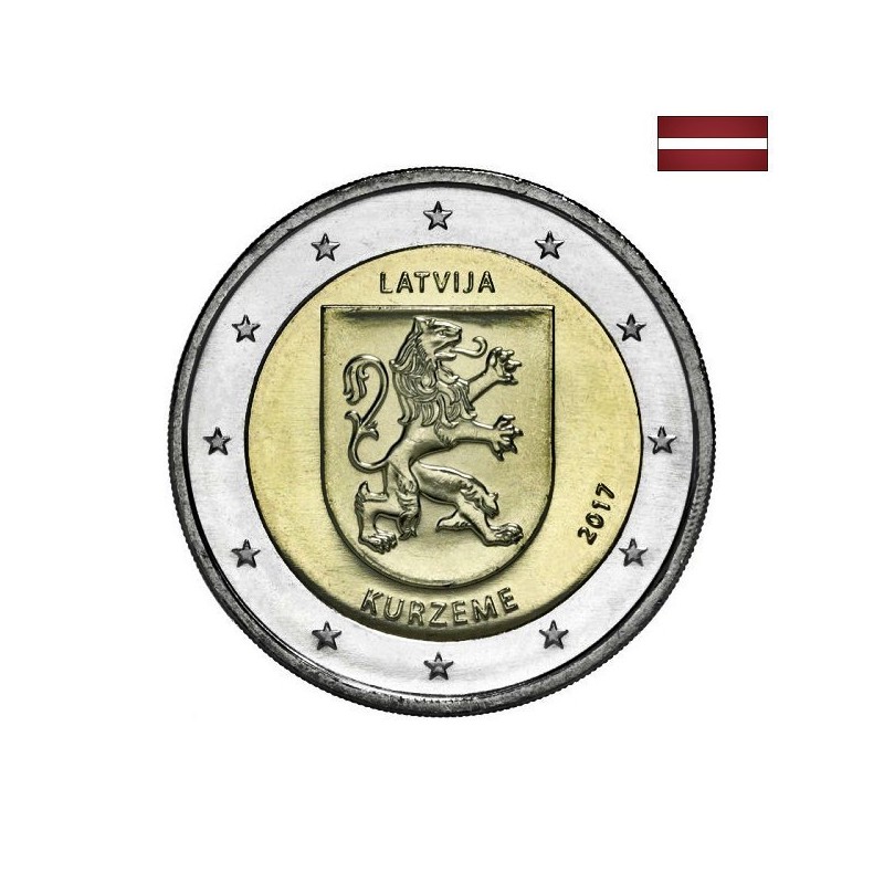 Latvia 2 Euro 2017 "Courland" UNC