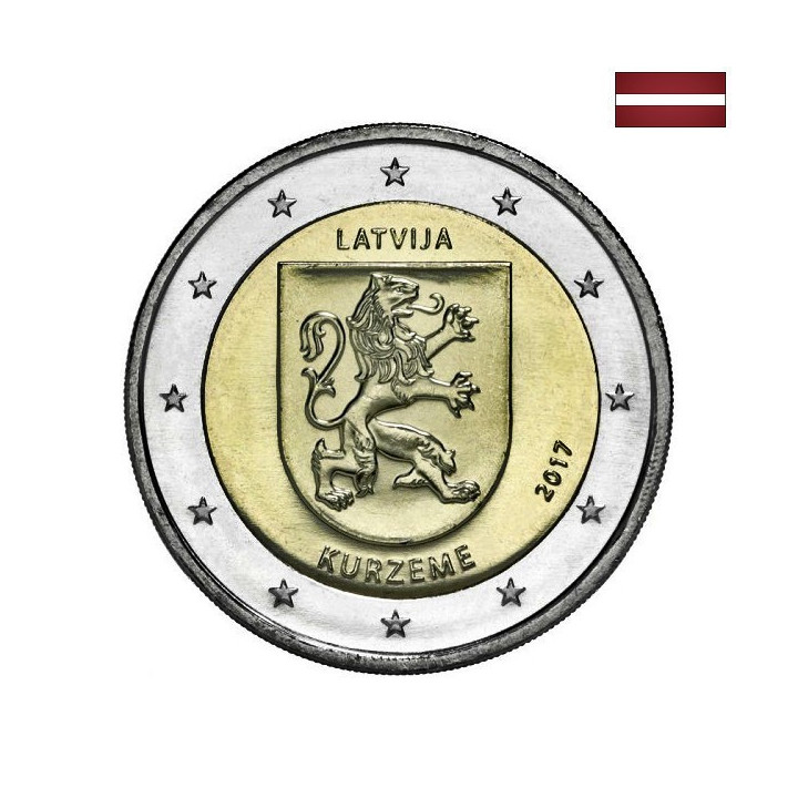Latvia 2 Euro 2017 "Courland" UNC