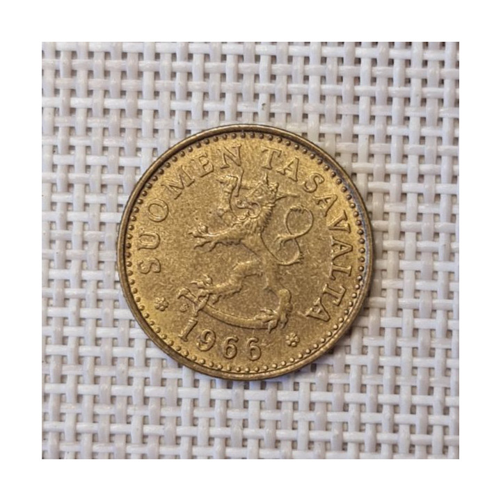 Finland 10 Penniä 1966 KM-46 VF