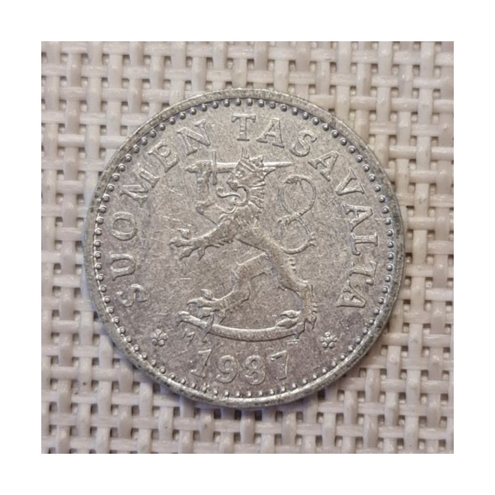 Finland 10 Penniä 1987 "M" KM-46a VF