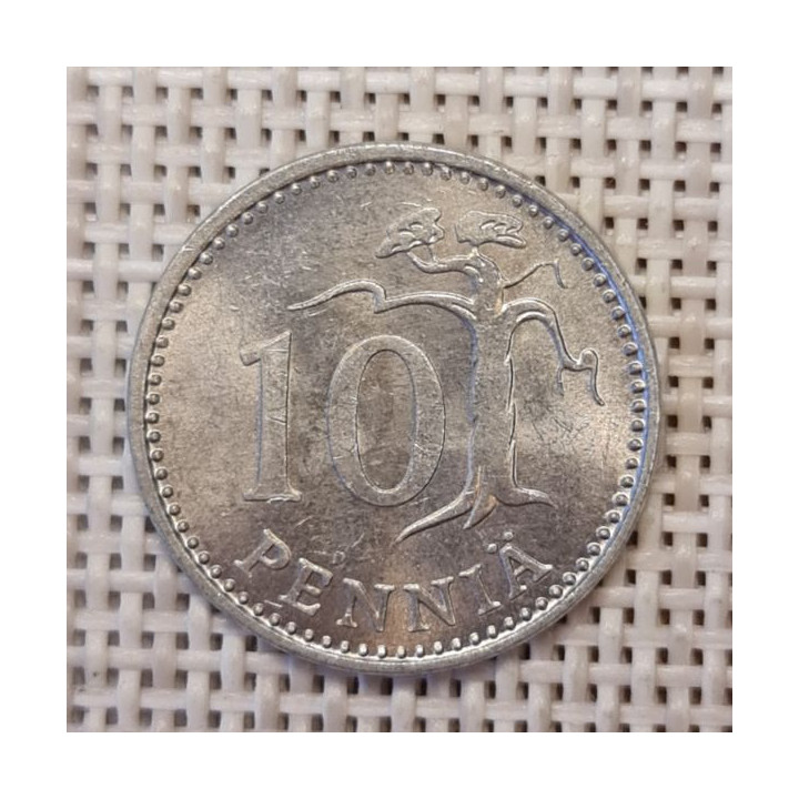 Finland 10 Penniä 1988 KM-46a VF