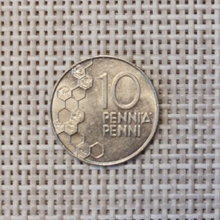 Finland 10 Penniä 2000 KM-65 VF