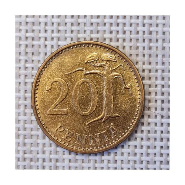 Finland 20 Penniä 1970 KM-47 XF