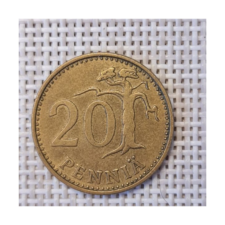 Finland 20 Penniä 1978 KM-47 VF