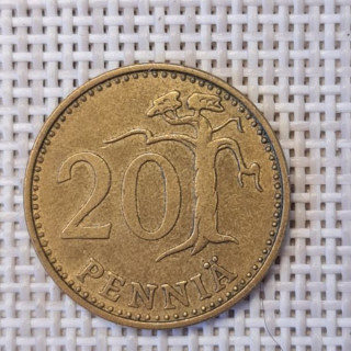 Finland 20 Penniä 1983 KM-47 VF