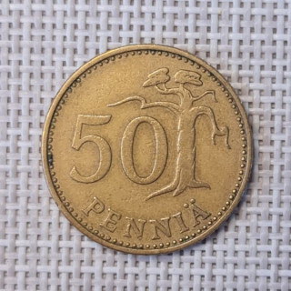 Finland 50 Penniä 1970 KM-48 VF