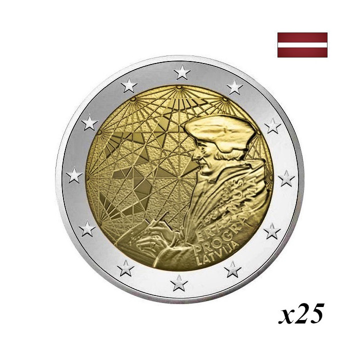 Latvia 2 Euro 2022 "Erasmus (ERA)" Roll