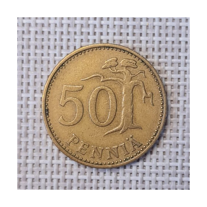 Finland 50 Penniä 1989 KM-48 VF