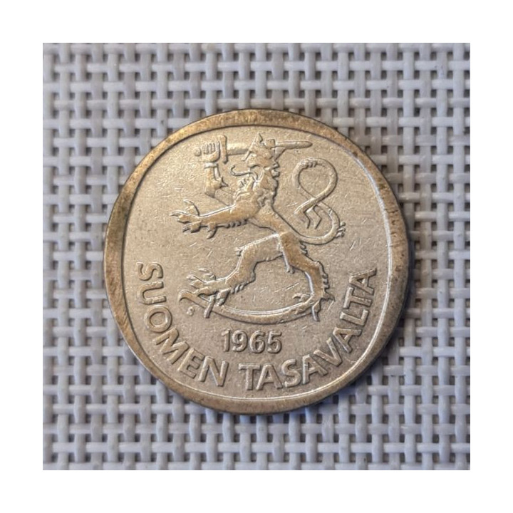 Finland 1 Markka 1965 KM-49 VF