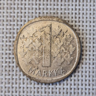 Finland 1 Markka 1965 KM-49 VF