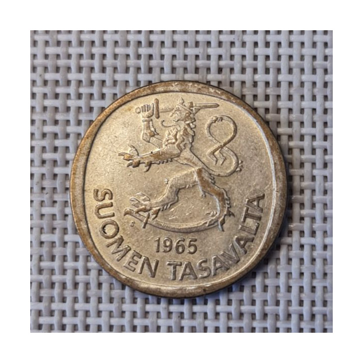 Finland 1 Markka 1965 KM-49 VF