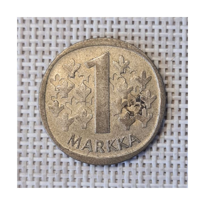 Finland 1 Markka 1966 KM-49 VF