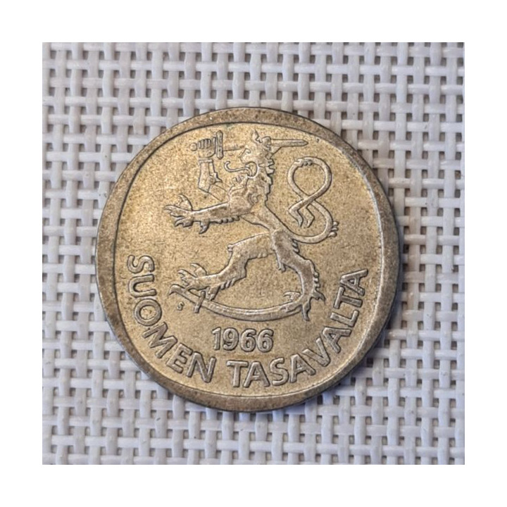 Finland 1 Markka 1966 KM-49 VF