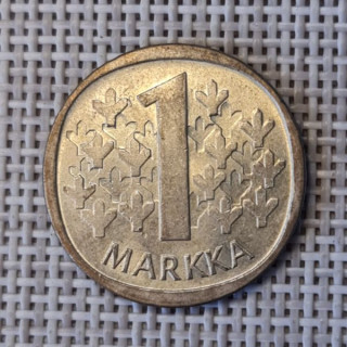 Finland 1 Markka 1966 KM-49 VF