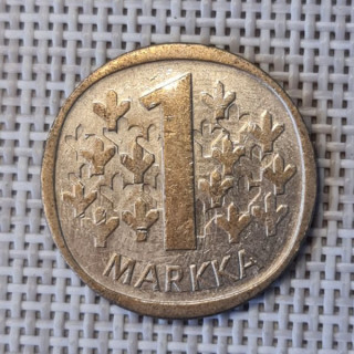 Finland 1 Markka 1966 KM-49 VF