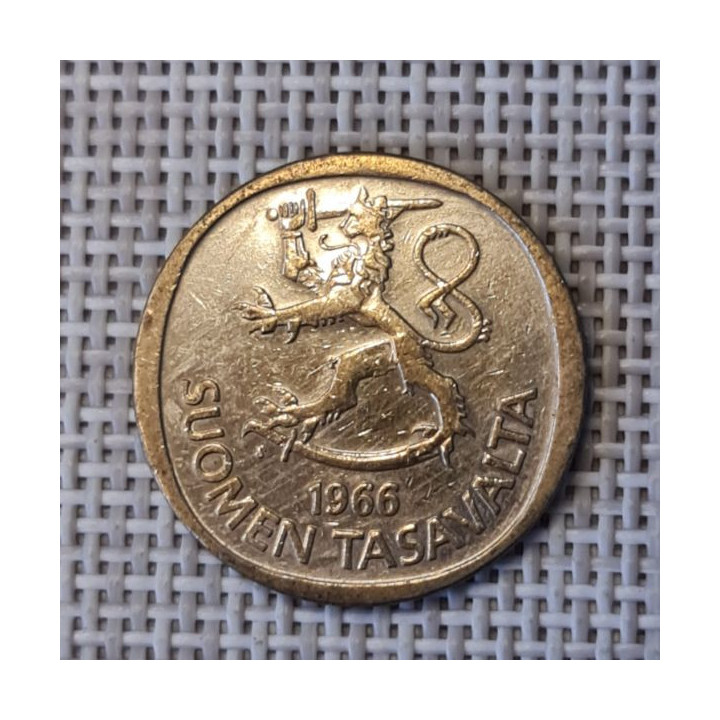 Finland 1 Markka 1966 KM-49 VF