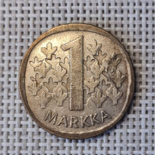 Finland 1 Markka 1966 KM-49 VF