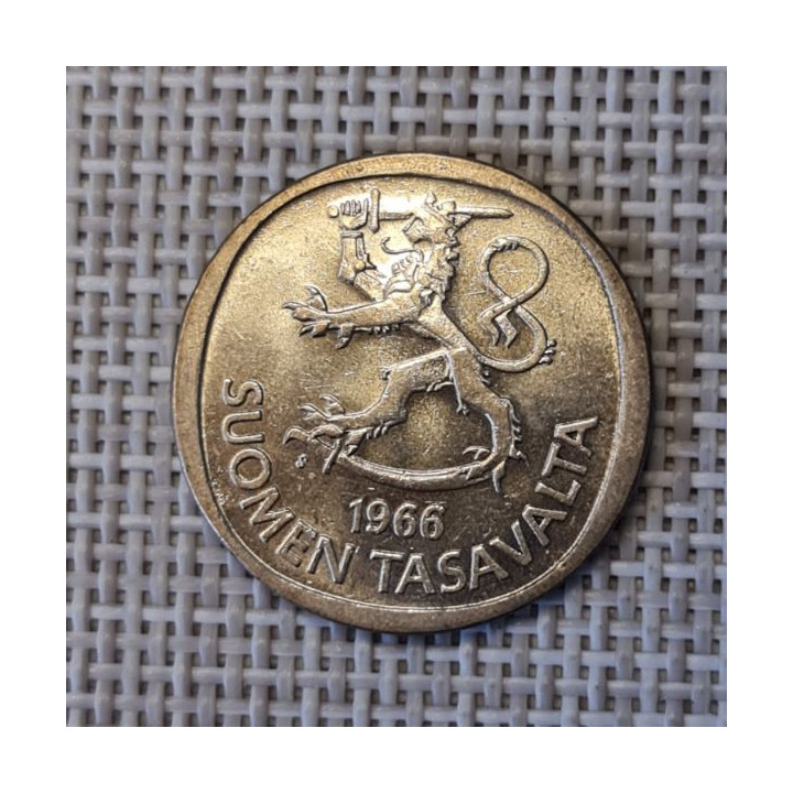 Finland 1 Markka 1966 KM-49 XF
