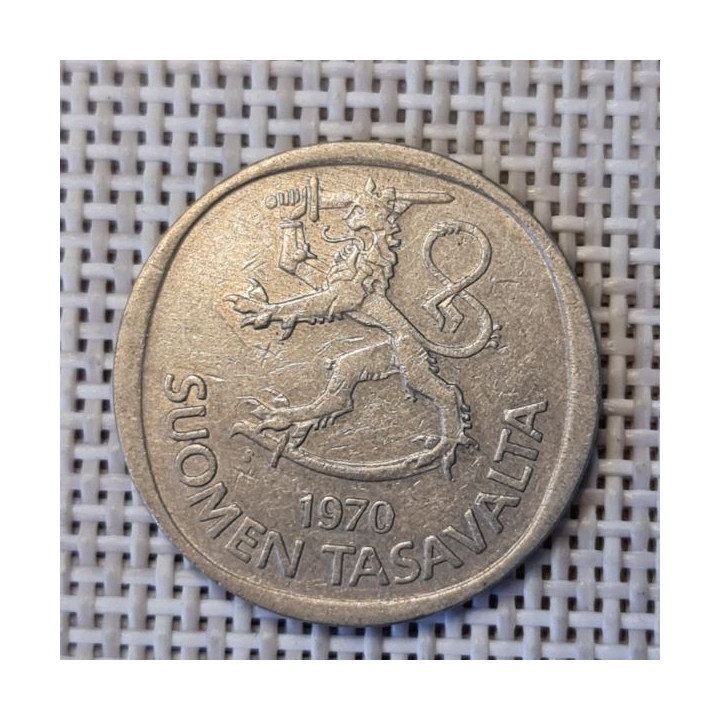 Finland 1 Markka 1970 KM-49a VF