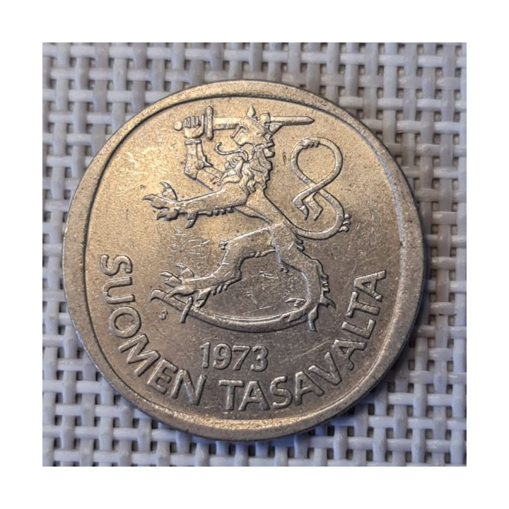 Finland 1 Markka 1973 KM-49a VF