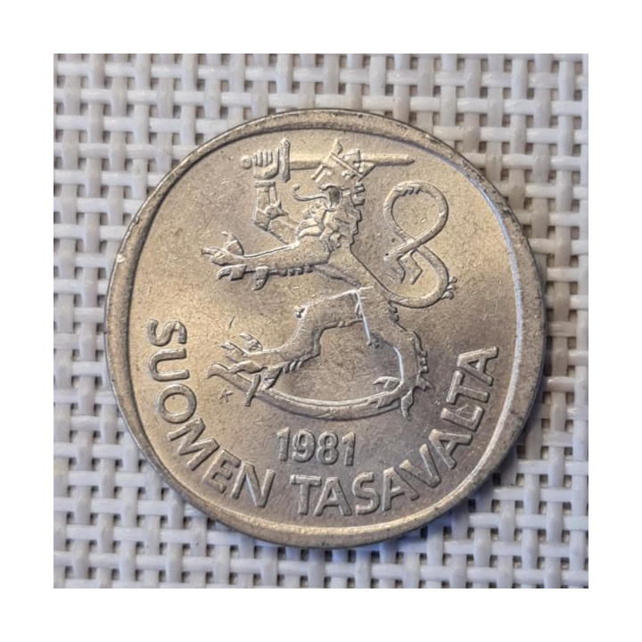 Finland 1 Markka 1981 KM-49a VF