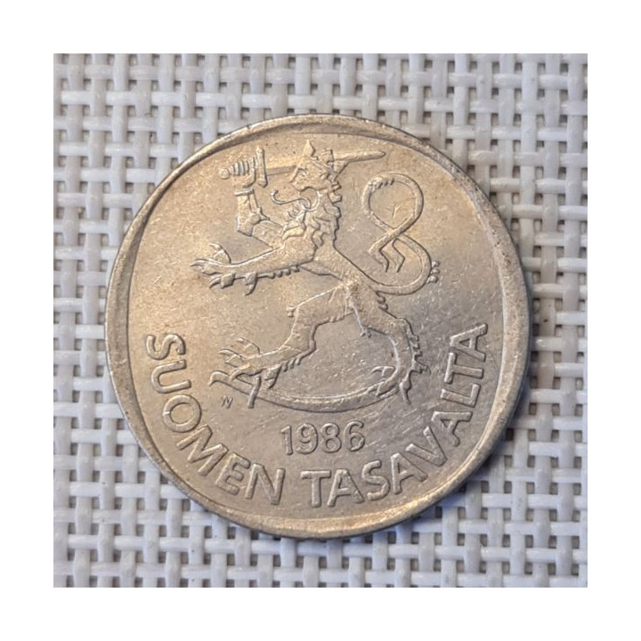 Finland 1 Markka 1986 KM-49a VF