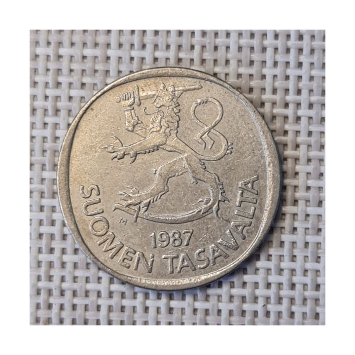 Finland 1 Markka 1987 KM-49a VF