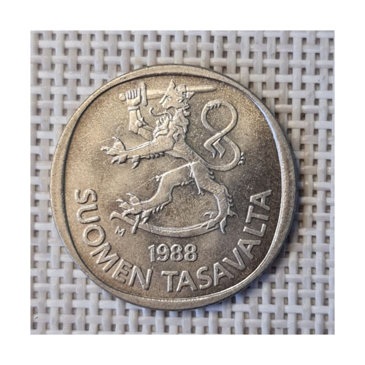 Finland 1 Markka 1988 KM-49a VF