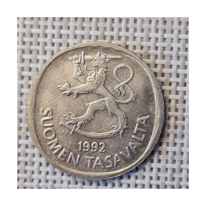 Finland 1 Markka 1992 KM-49a VF
