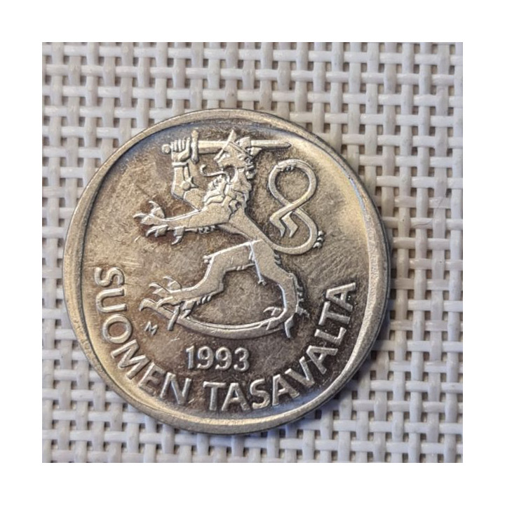Finland 1 Markka 1993 KM-49a VF