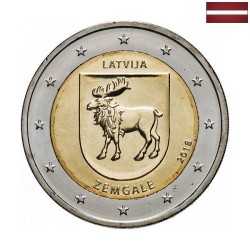 Latvia 2 Euro 2018 "Semigallia" BU (Coin Card)
