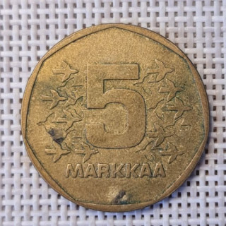 Finland 5 Markkaa 1972 KM-53 VF