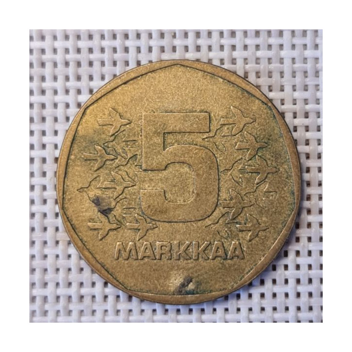 Finland 5 Markkaa 1972 KM-53 VF