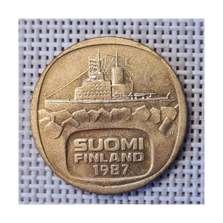Finland 5 Markkaa 1987 "N" KM-57 VF