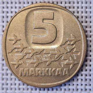 Finland 5 Markkaa 1990 KM-57 VF