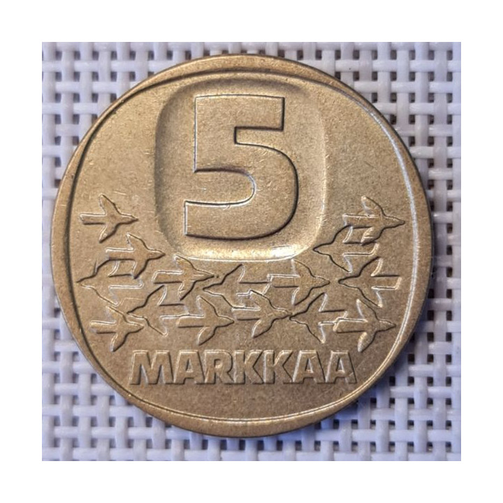 Finland 5 Markkaa 1990 KM-57 VF