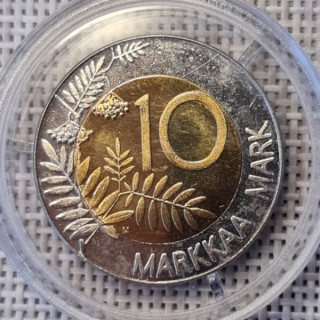 Finland 10 Markkaa 1995 "EU" KM-82 UNC