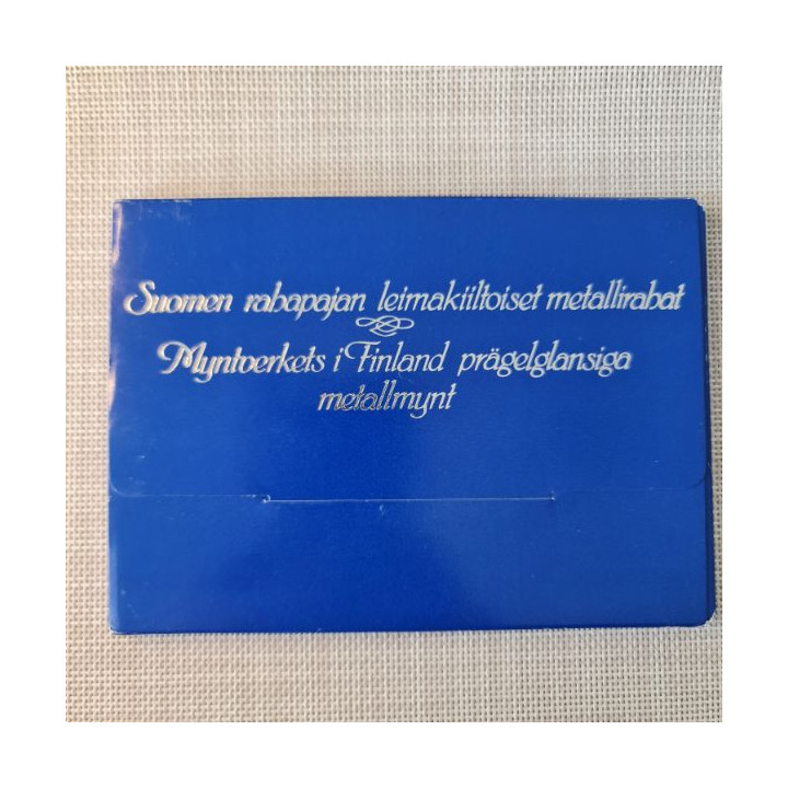 Finland 6 Coin Set (5 Penniä - 5 Markkaa) 1989 UNC