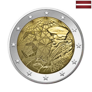 Latvia 2 Euro 2022 "Erasmus (ERA)" UNC