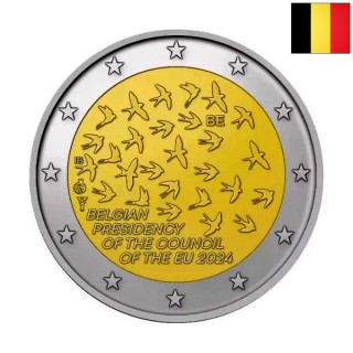 Belgium 2 Euro 2024 "Presidency" UNC