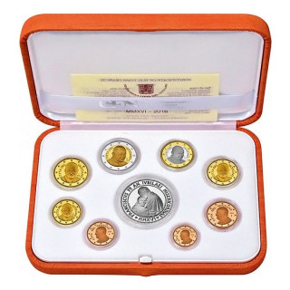 Vatican City Official Euro Set (23,88€) 2016 Proof