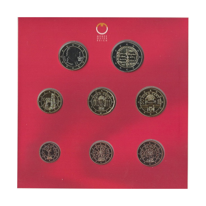 Austria Official Euro Set (3,88€) 2005 BU