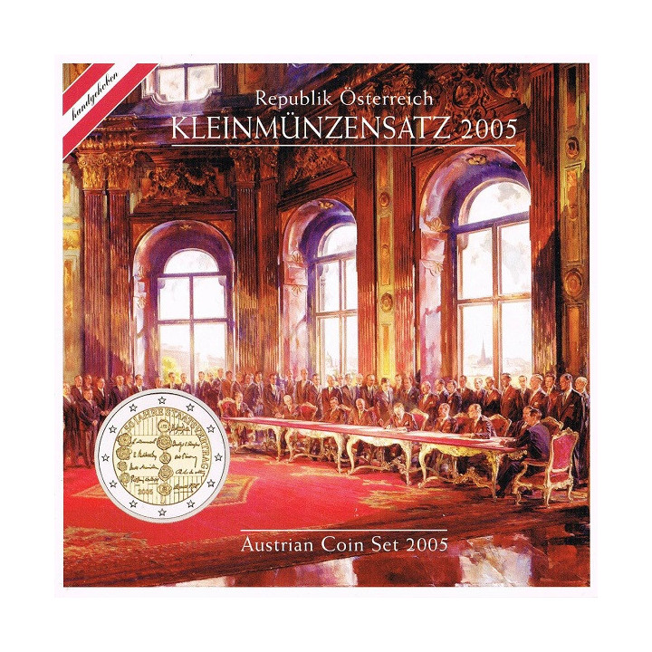 Austria Official Euro Set (3,88€) 2005 BU