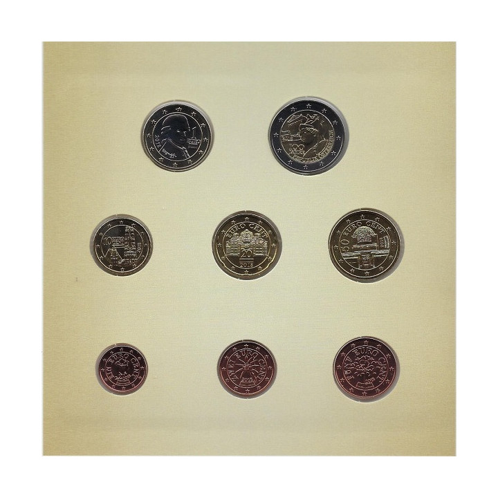 Austria Official Euro Set (3,88€) 2018 BU
