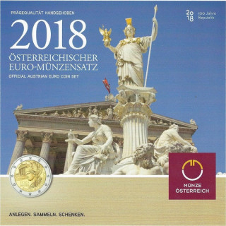 Austria Official Euro Set (3,88€) 2018 BU