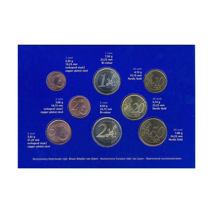 Netherlands Official Euro Set (3,88€) 2002 BU