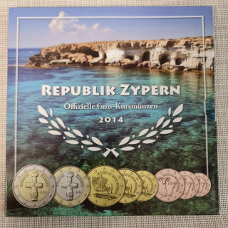 Cyprus Private Euro Set (3,88€) 2014 UNC