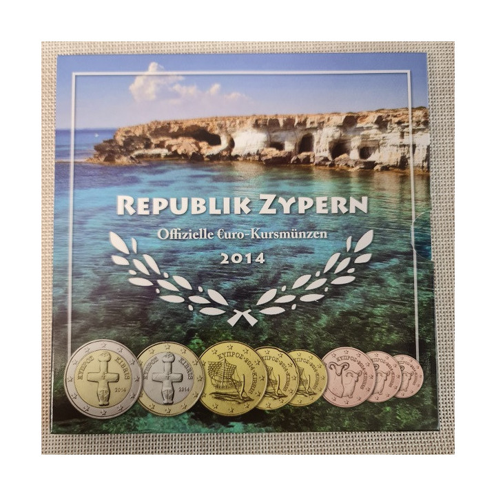 Cyprus Private Euro Set (3,88€) 2014 UNC