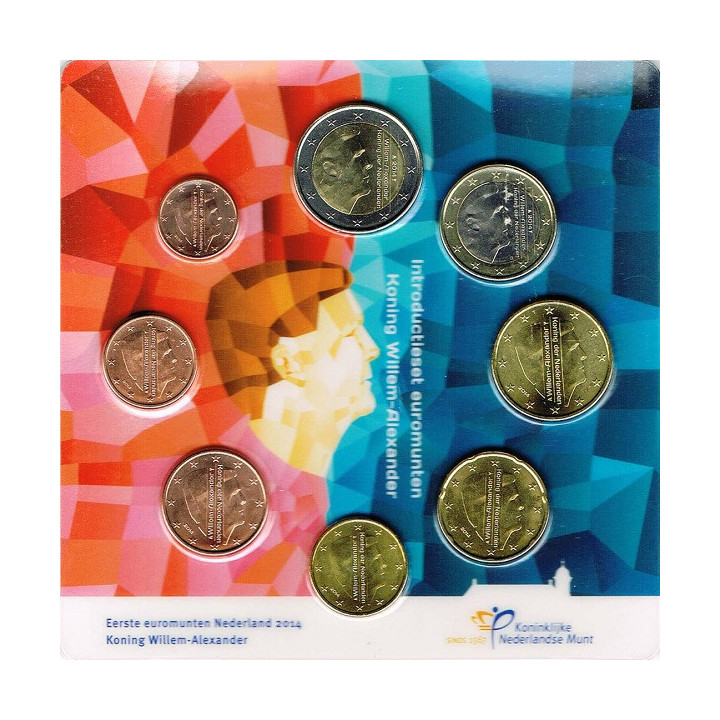 Netherlands Official Euro Set (3,88€) 2014 UNC