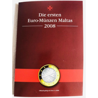 Malta Private Euro Set (3,88€) 2008 UNC